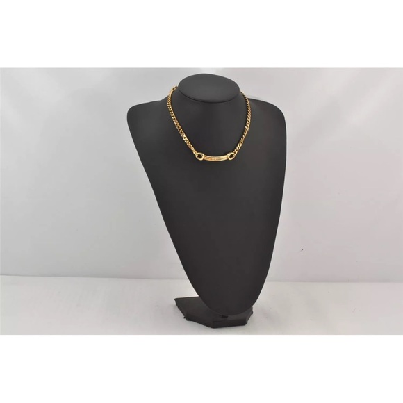Christian Dior Rhinestone GT Chain Necklace missing stones (Bracelet sold sep) - Picture 2 of 14